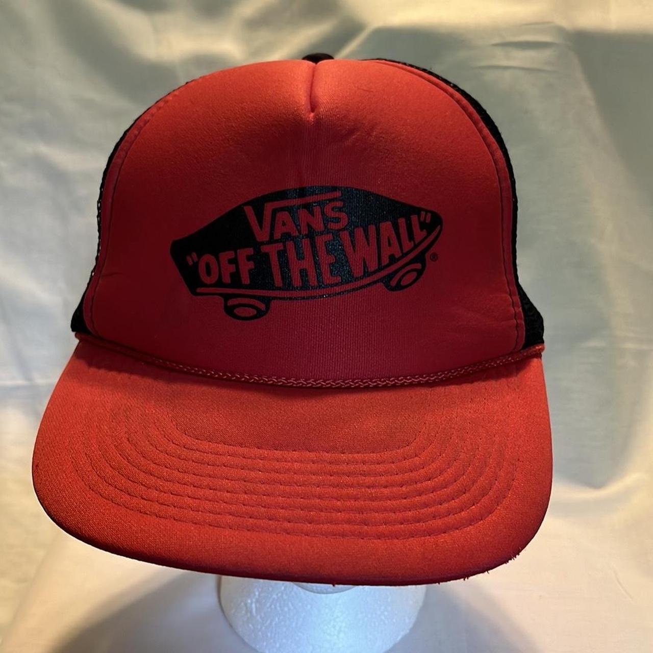 Vans red and black Off the Wall hat - Main Image