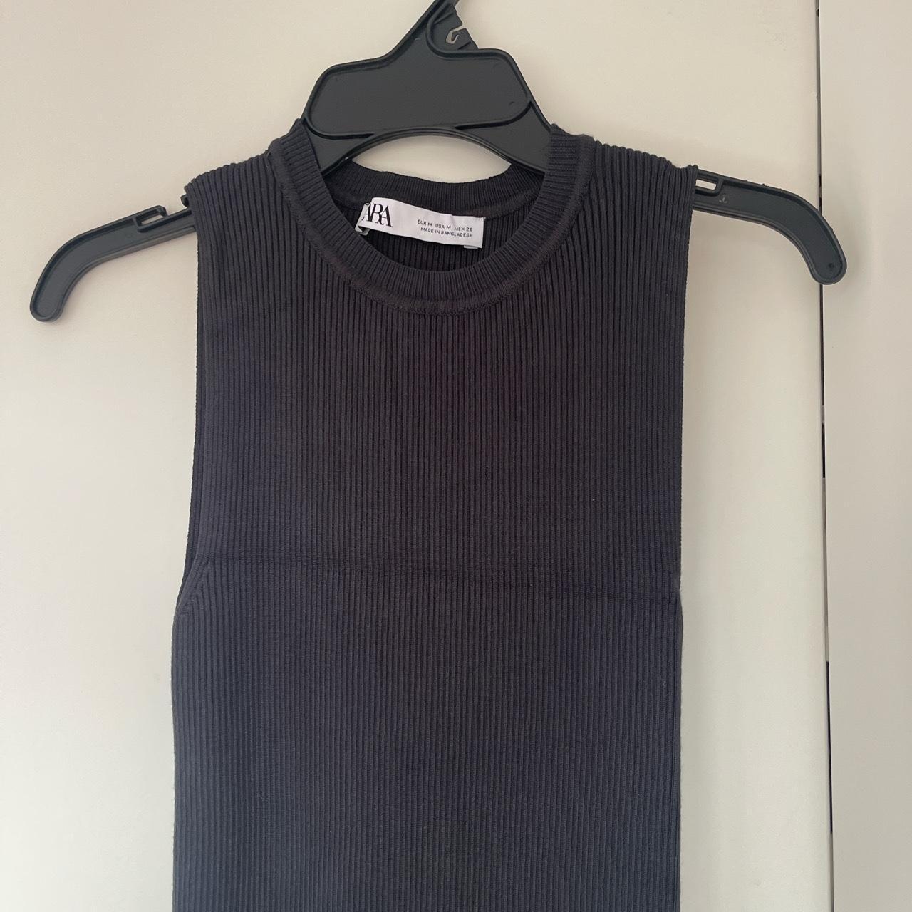 Dark Green Midi Bodycon Zara Dress Have Been Worn... - Depop