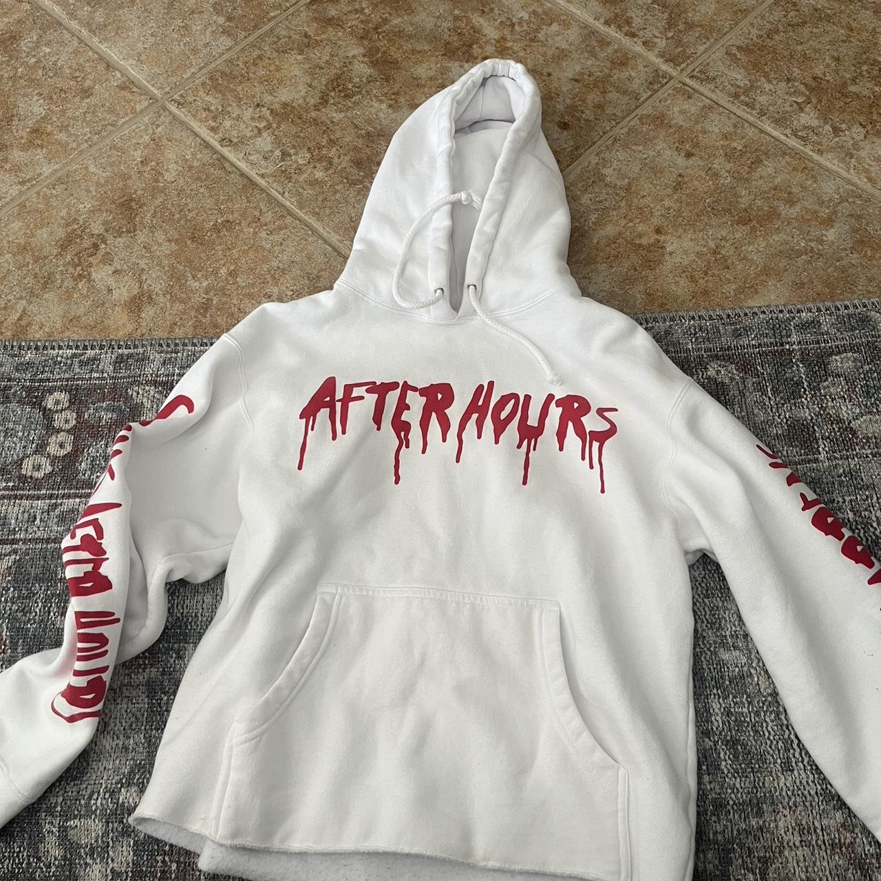 After hours Vlone hoodie white size small store