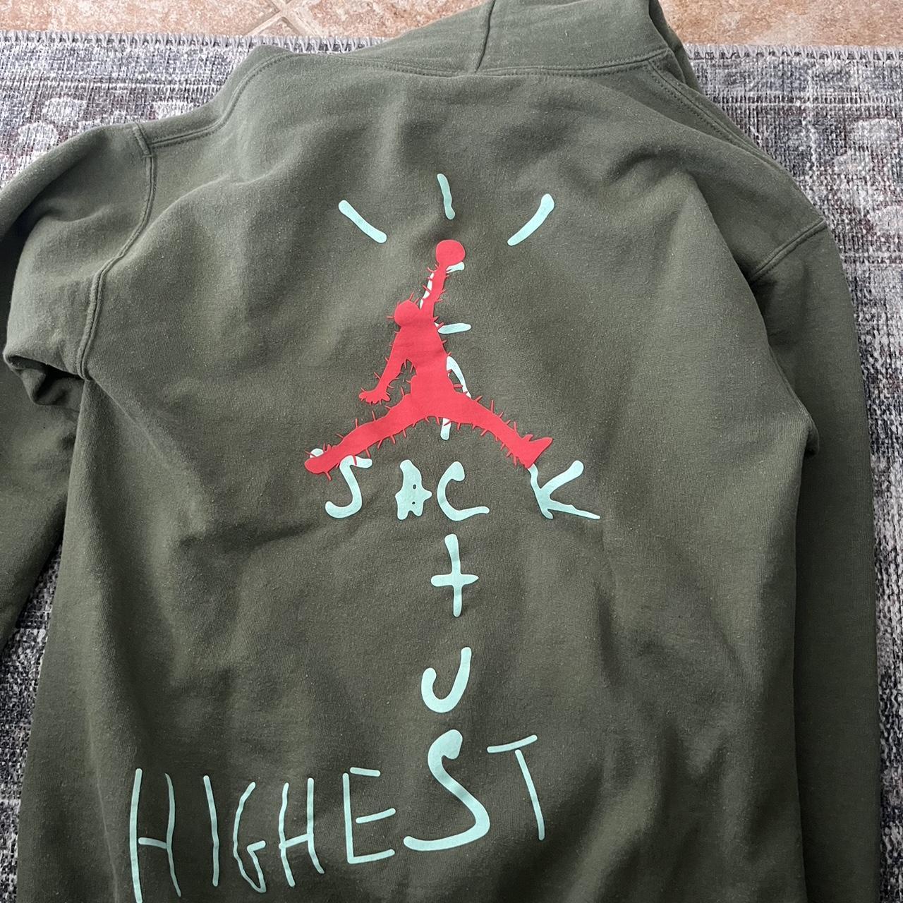 Travis Scott Jordan Cactus Jack Highest Hoodie 100% | Depop
