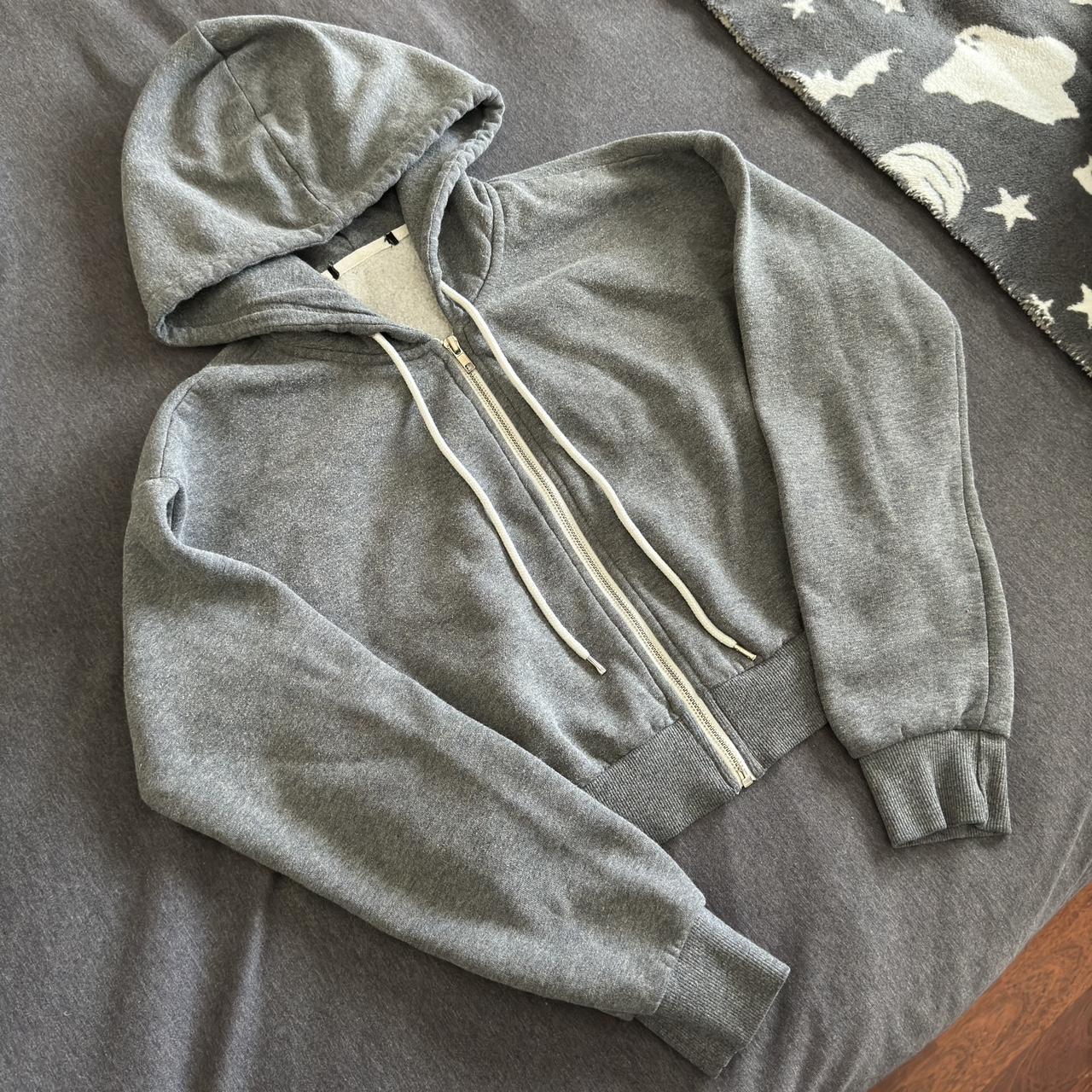 Forever 21 gray hoodie best sale