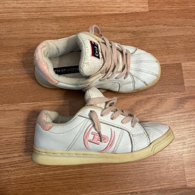 Phat Farm pink and white shoes worn Depop