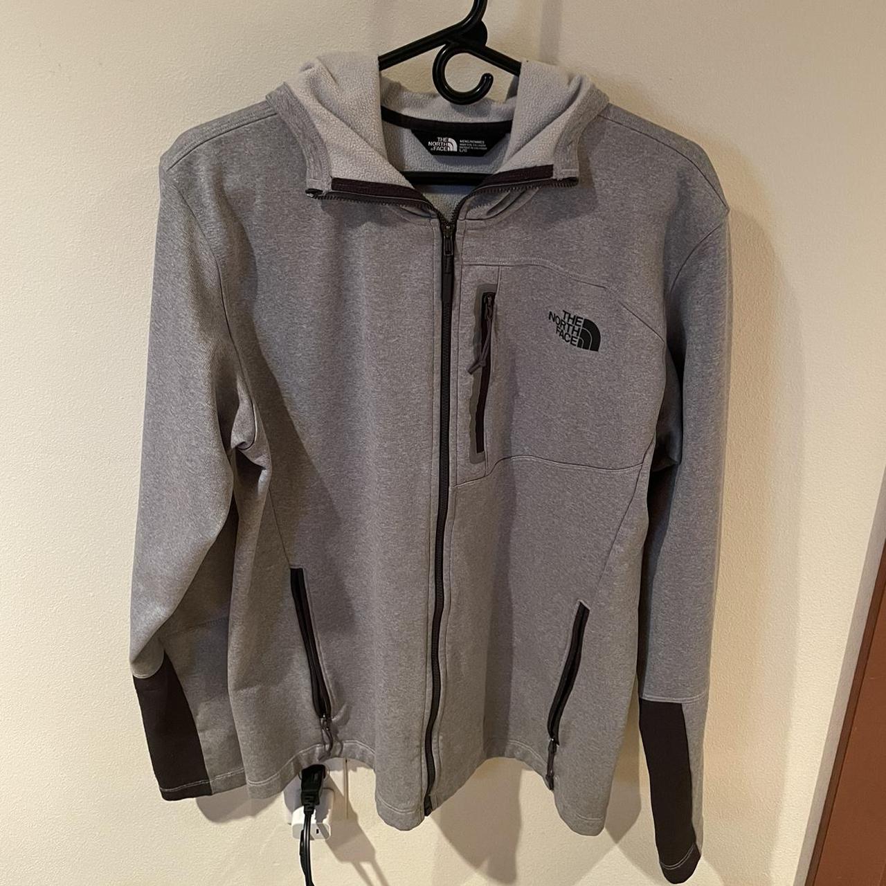 The North Face Men's Grey Hoodie | Depop