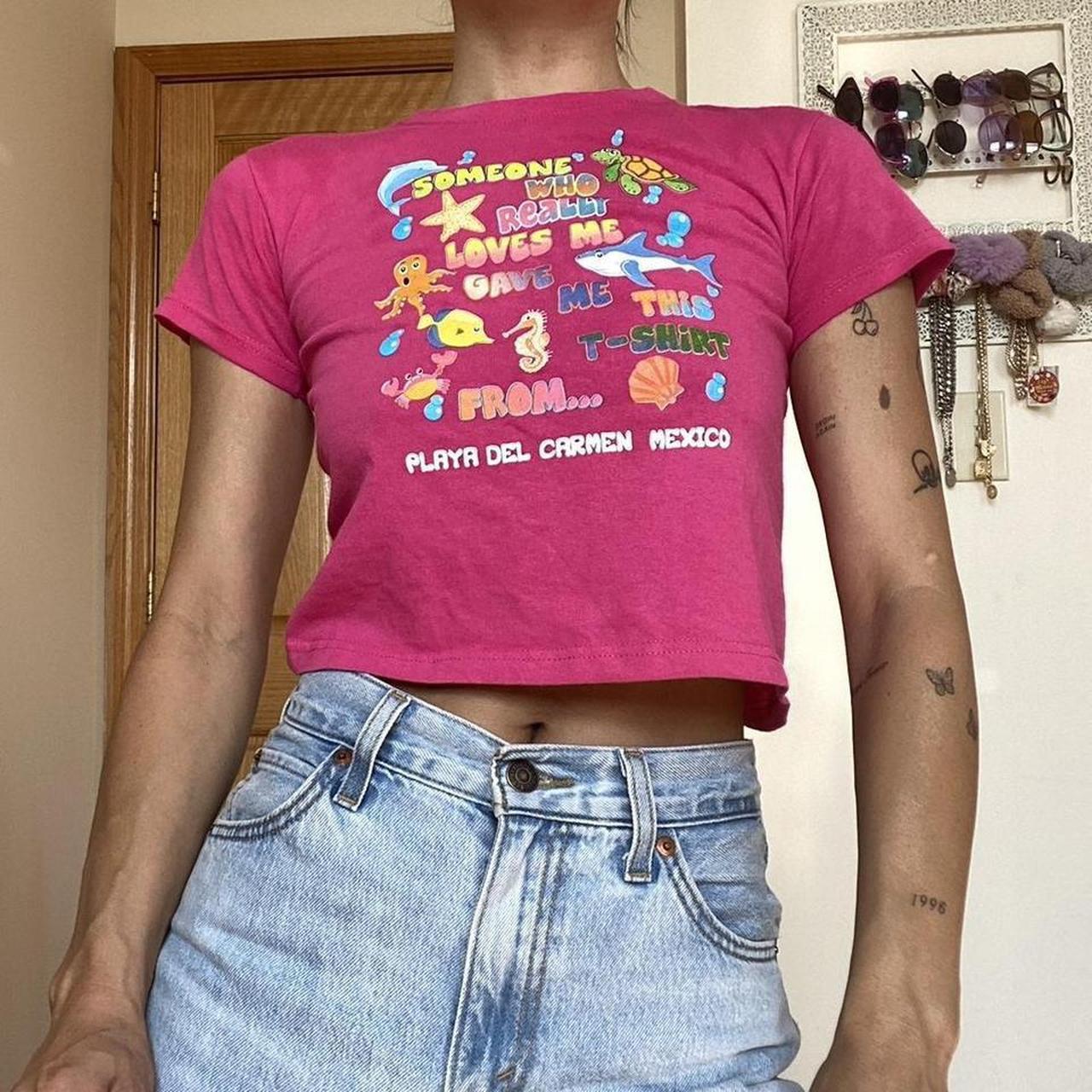 VTG ROBLOX Y2K Baby Tee FITS XS/S - Depop