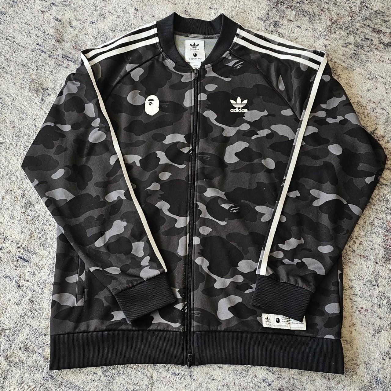 Adidas X bape track jacket SS18 XL Used Message. Depop