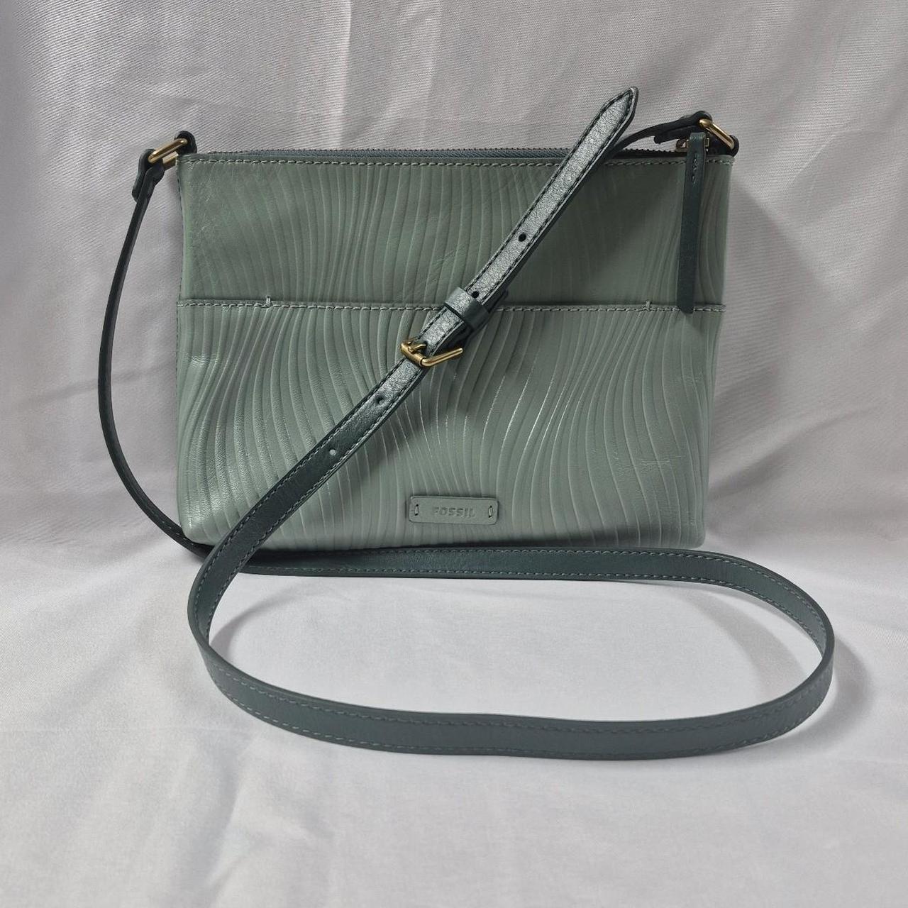 Fossil Women's Bag - Green – FOSSIL Fiona Leather… - image 1