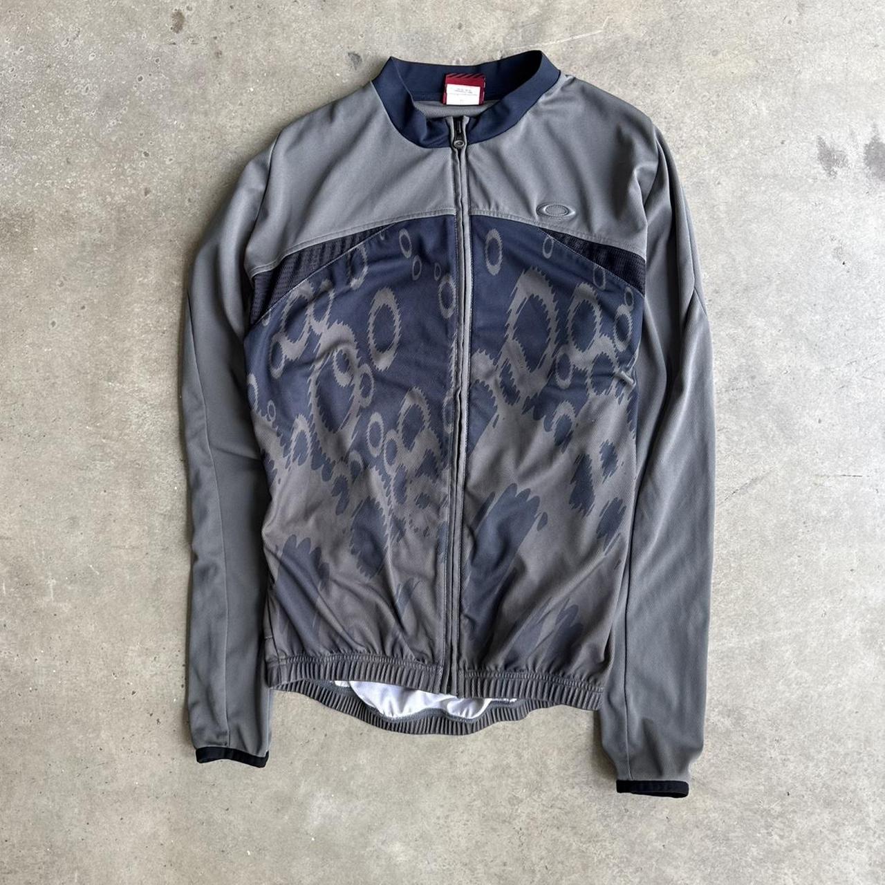 Oakley Men's Jacket - Grey/Blue - S – Vintage y2k gorpcore retro Oakley software zip …