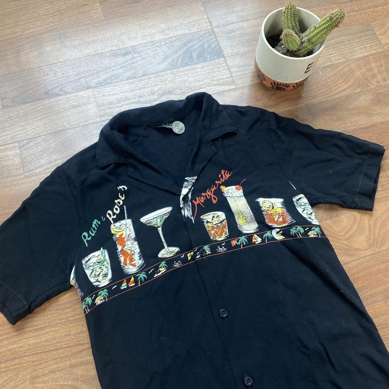 Vintage VTG 70’s 80’s Hutspah Cocktails Shirt