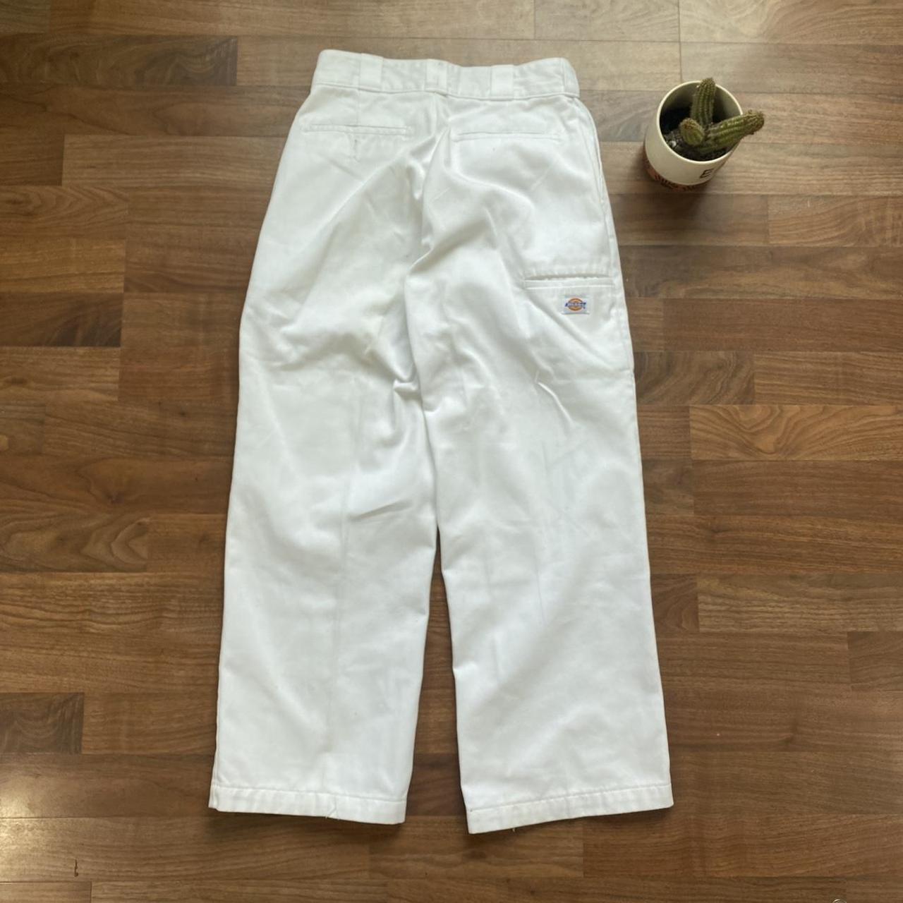 Dickies Men's White Trousers | Depop