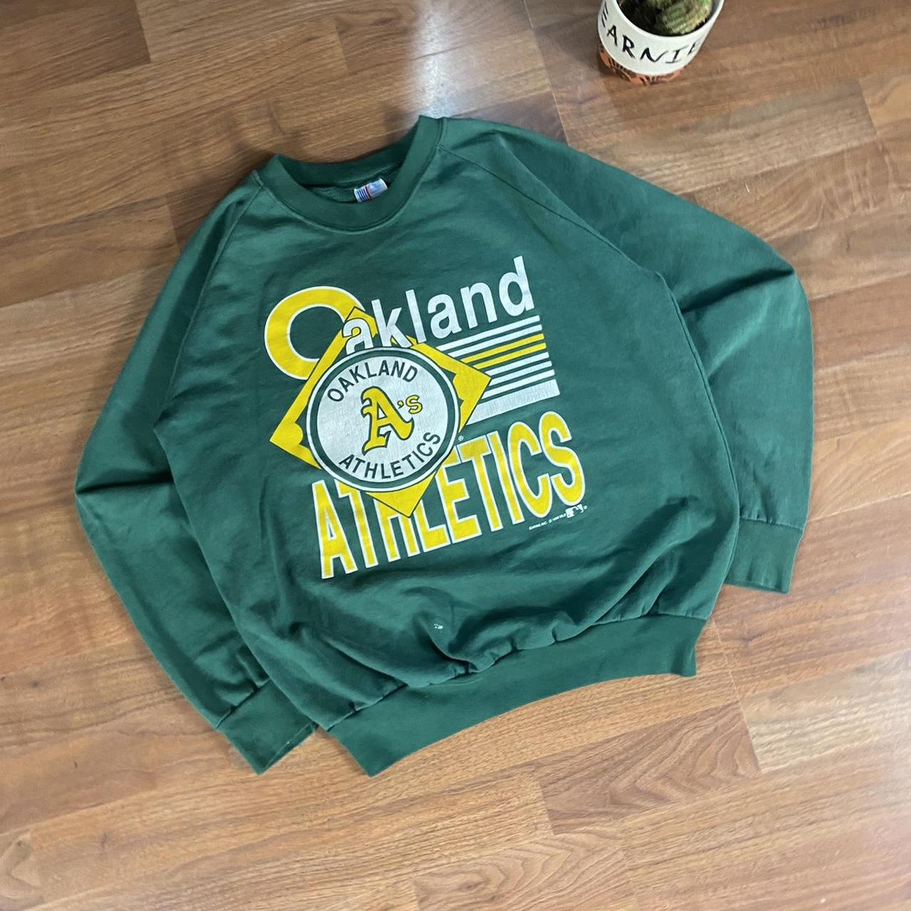 Vintage 1990s Oakland A's Long Sleeve T-shirt 90s 