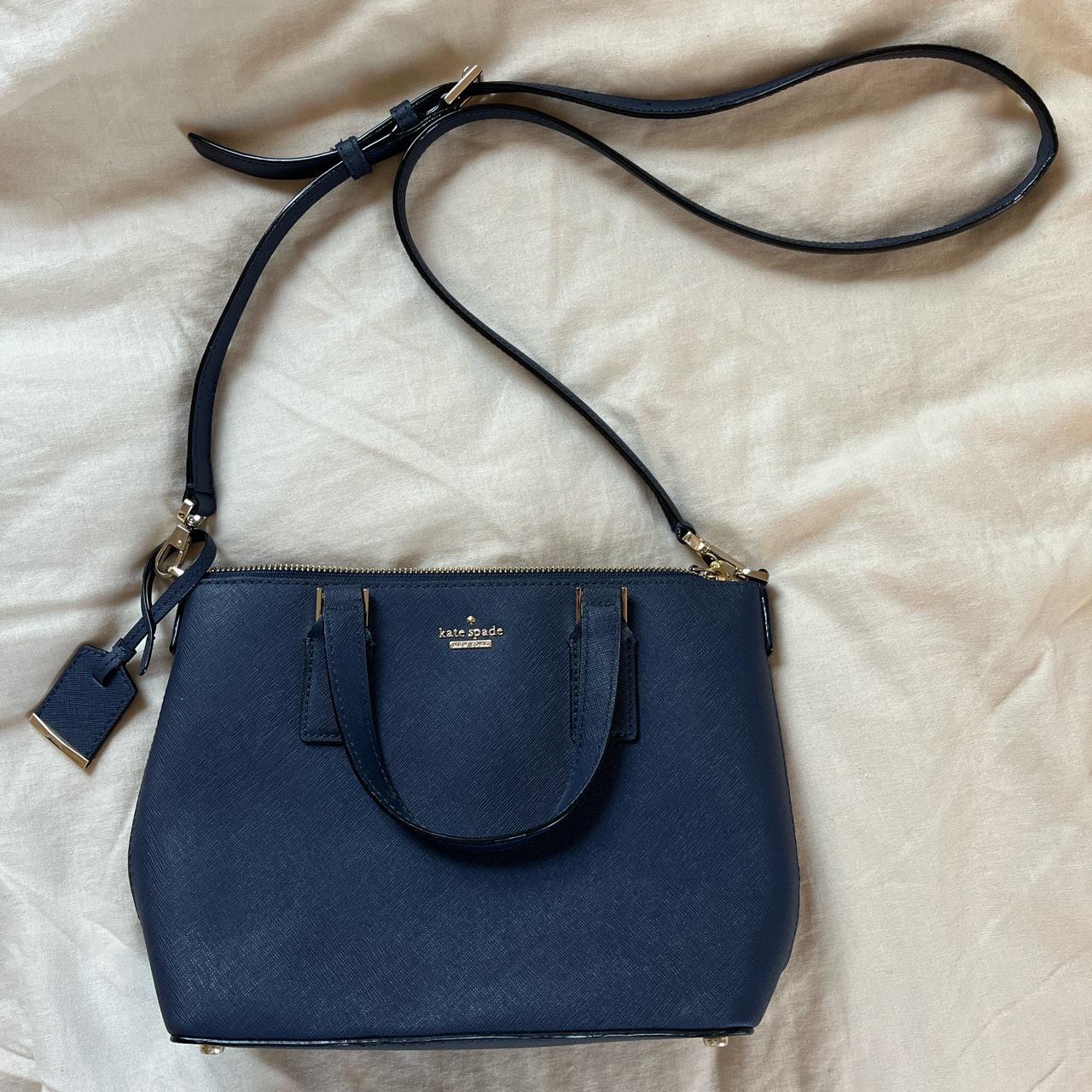 Kate Spade navy blue purse Excellent condition,... - Depop