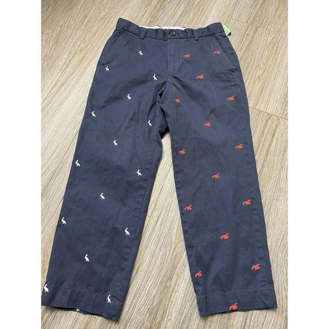 Brooks brothers embroidered fashion pants