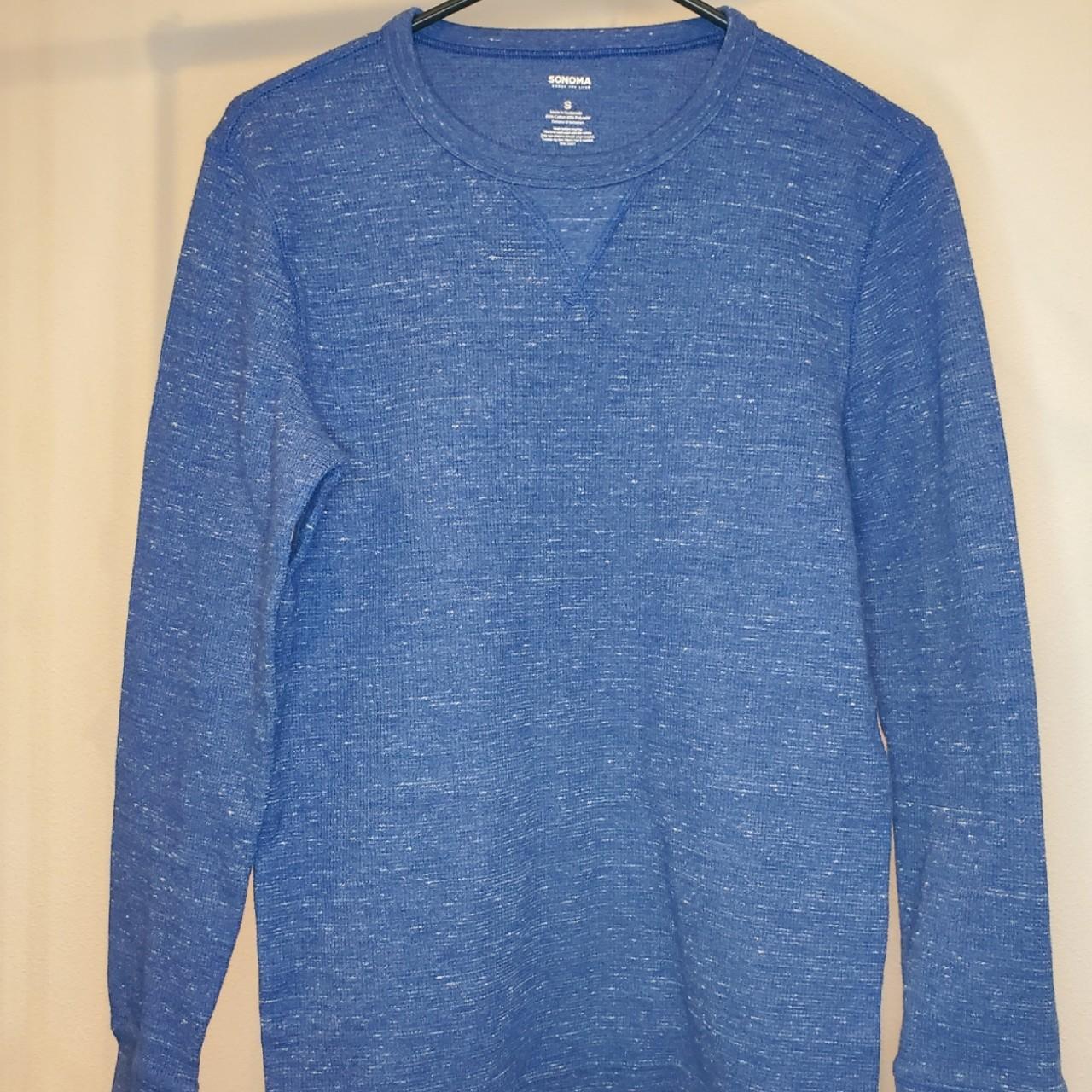 Mens Sonoma long sleeve, crew neck soft