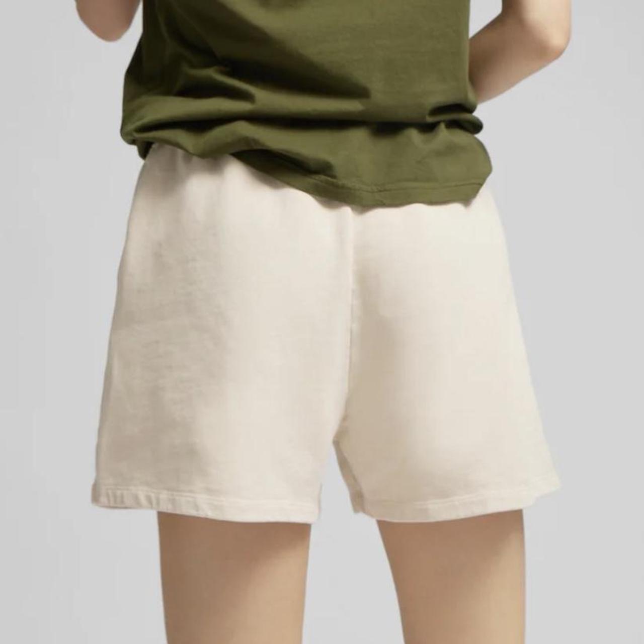 Colorful Standard Women's Cream and White Shorts (3)