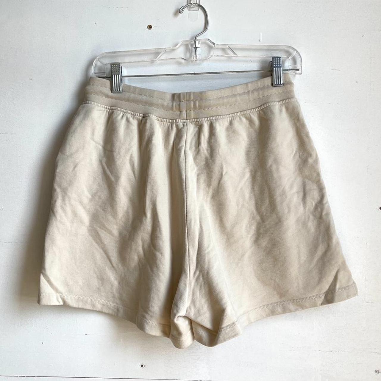 Colorful Standard Women's Cream and White Shorts (8)