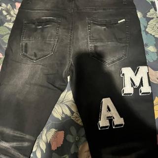Amiri Track Jeans Blue CELINE 1200$ Destroyed Kurt Jeans Mid-Rise