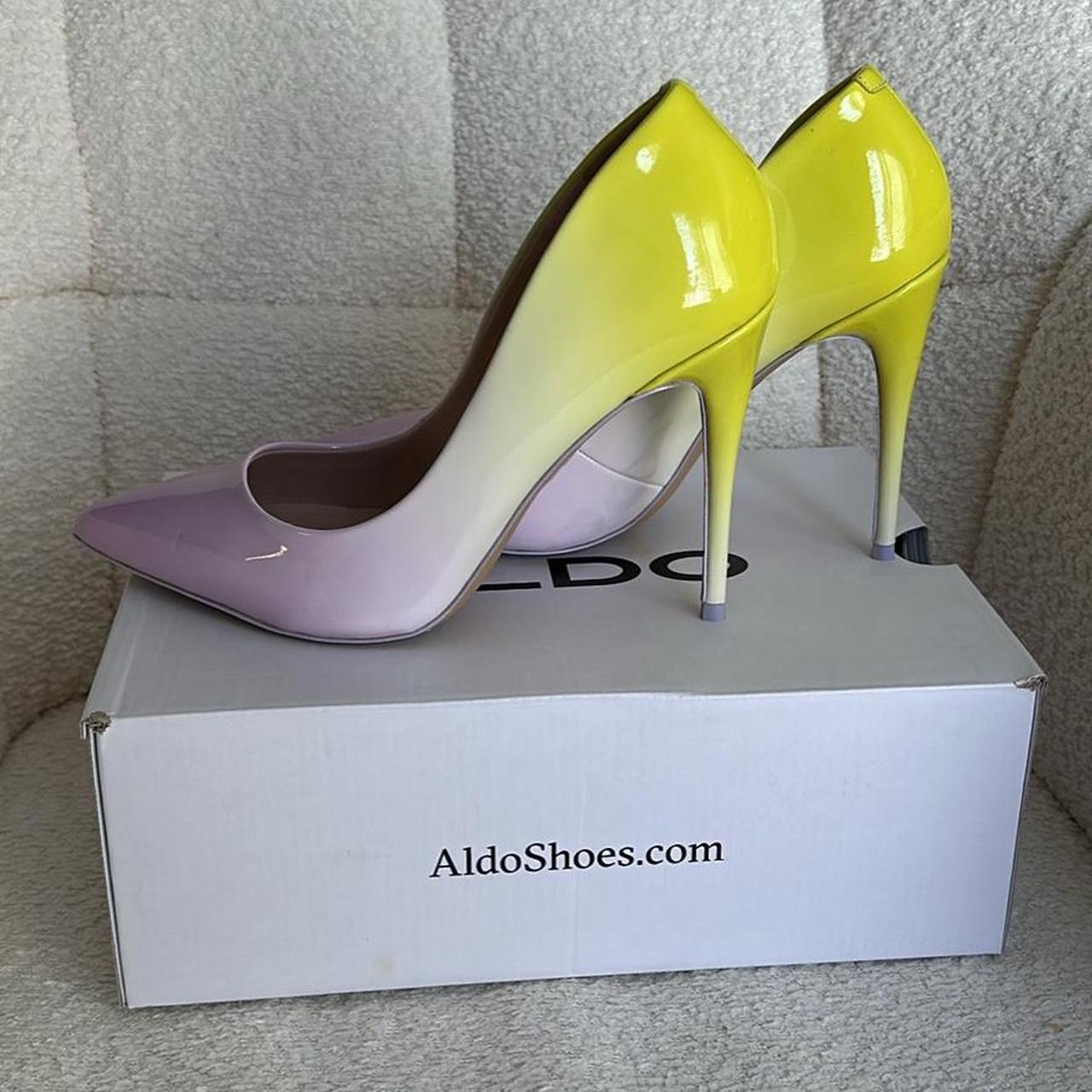 aldo purple heels