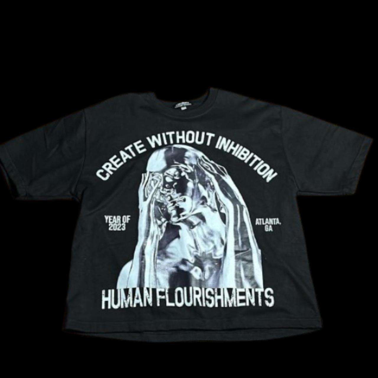 SPLURJET CHROME T-SHIRT -Oversized tee -Boxy... - Depop