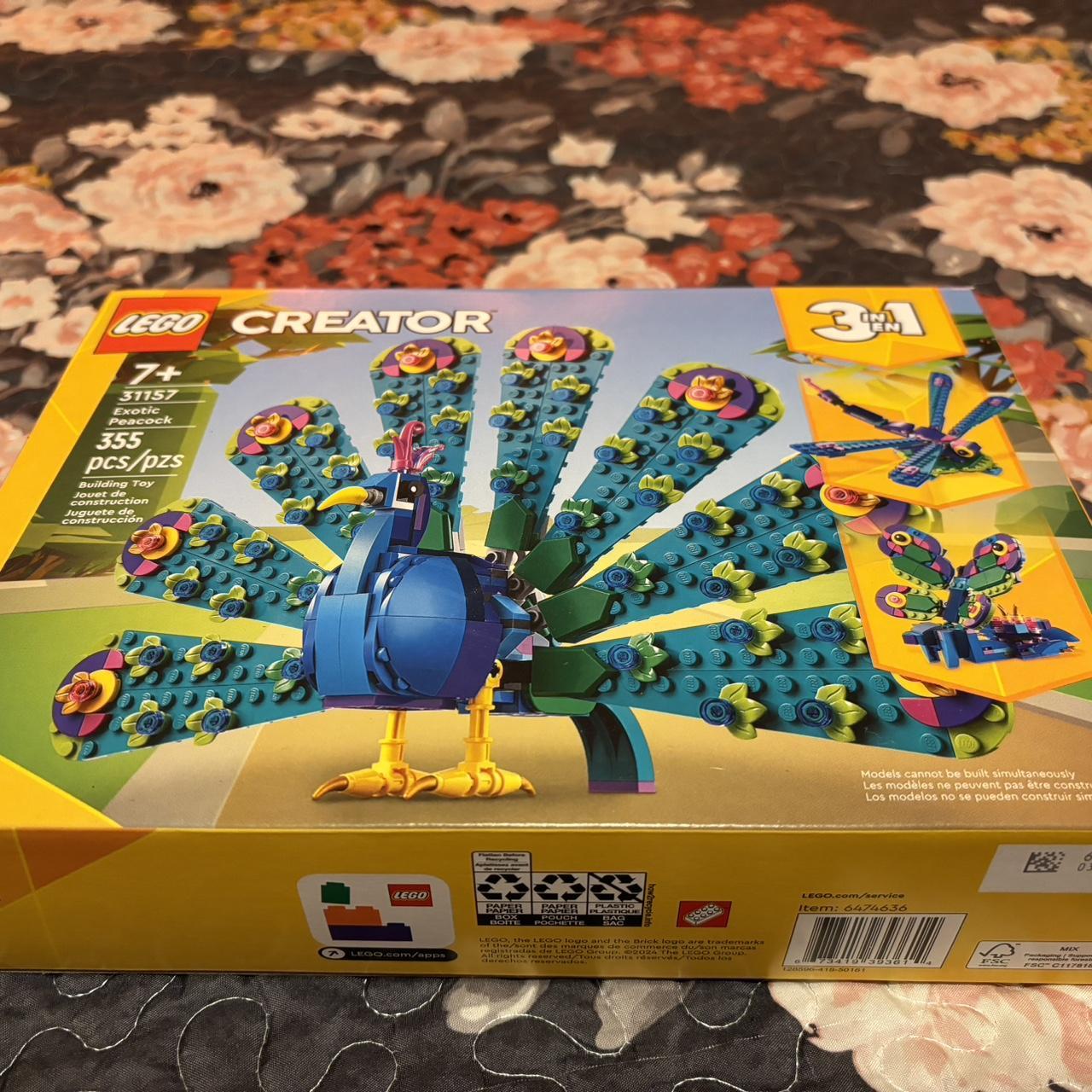 Lego Creator Peacock 3 in 1 building set #Peacock - Depop