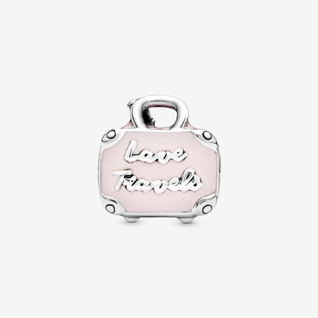 Pandora Pink Travel Bag Charm This pretty pink | Depop