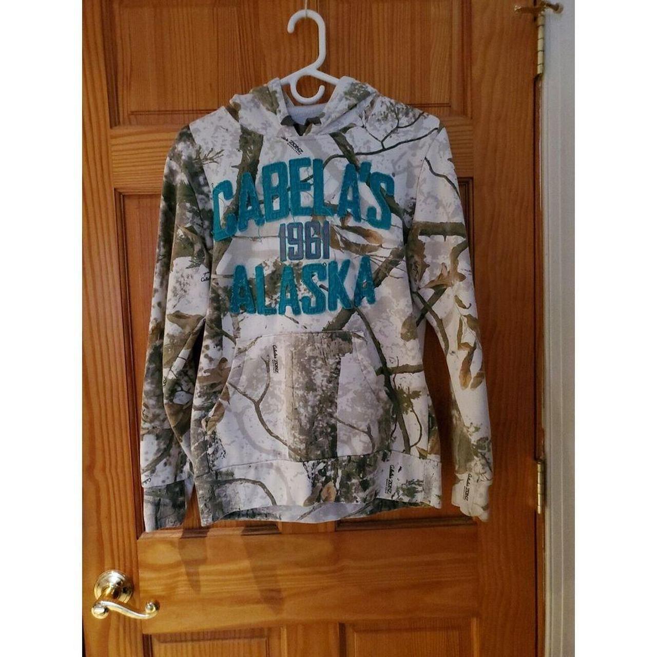 Cabelas Mens Hoodie Sz M Sweater Alaska Zonz. Depop