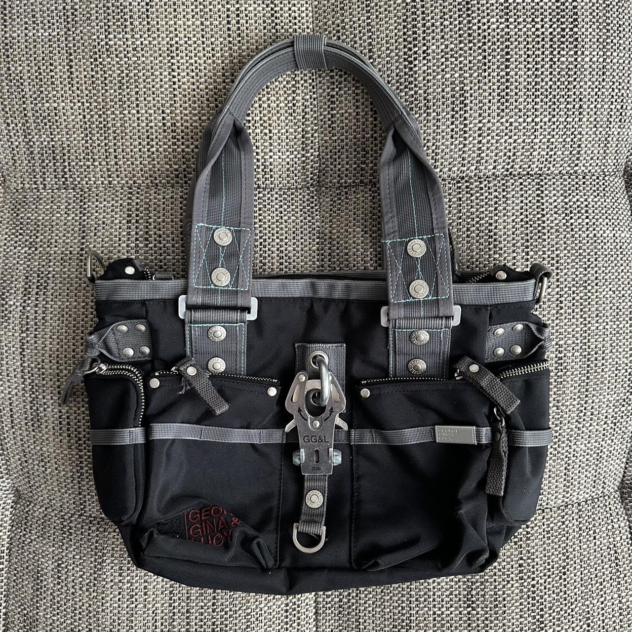 バッグ y2k archive 00s punk NANA leather bag 本革バッグ y2k 00s leather bag grunge archive - メルカリ