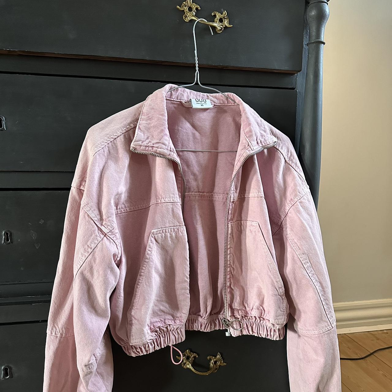 Bdg pink clearance denim jacket