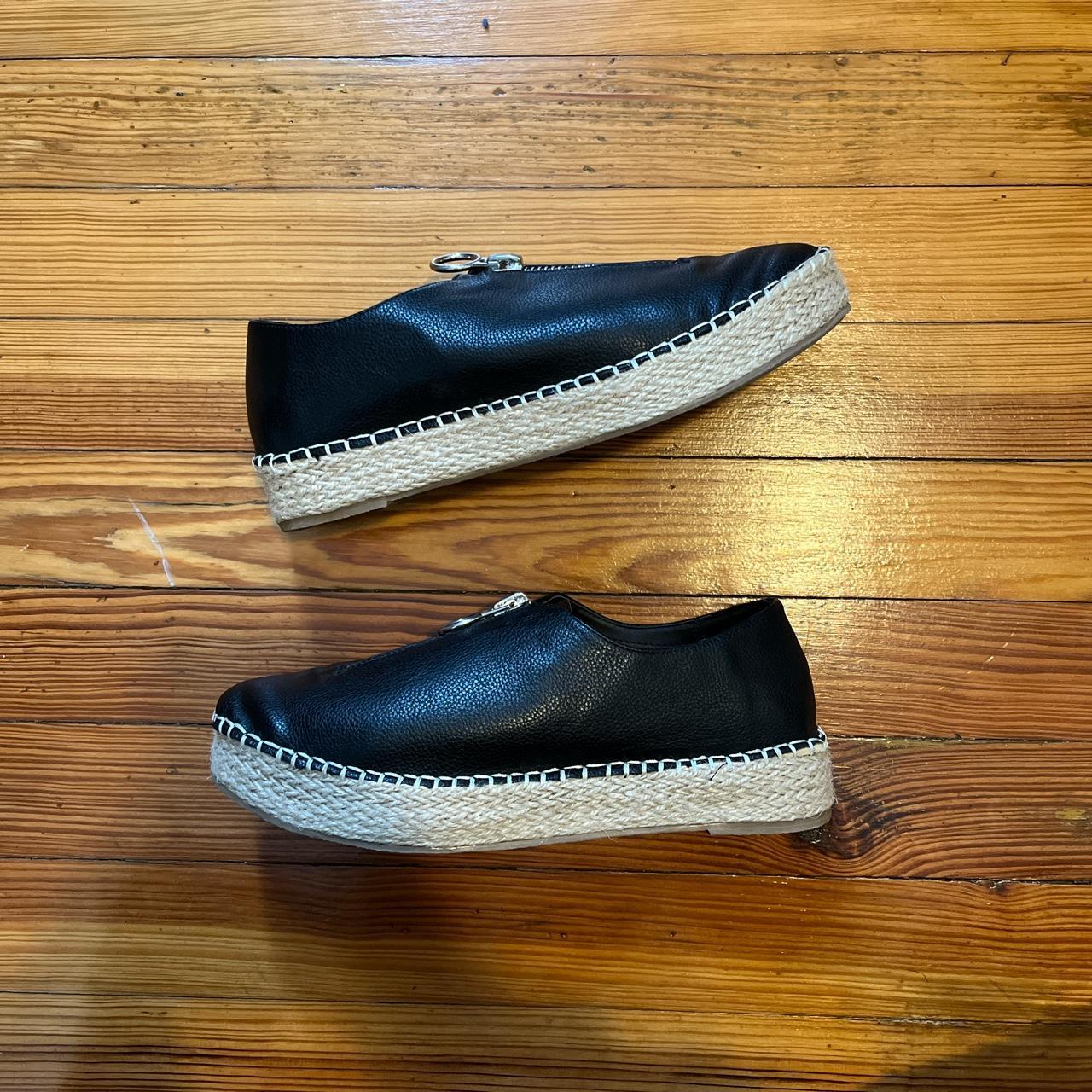 espadrilles black flat