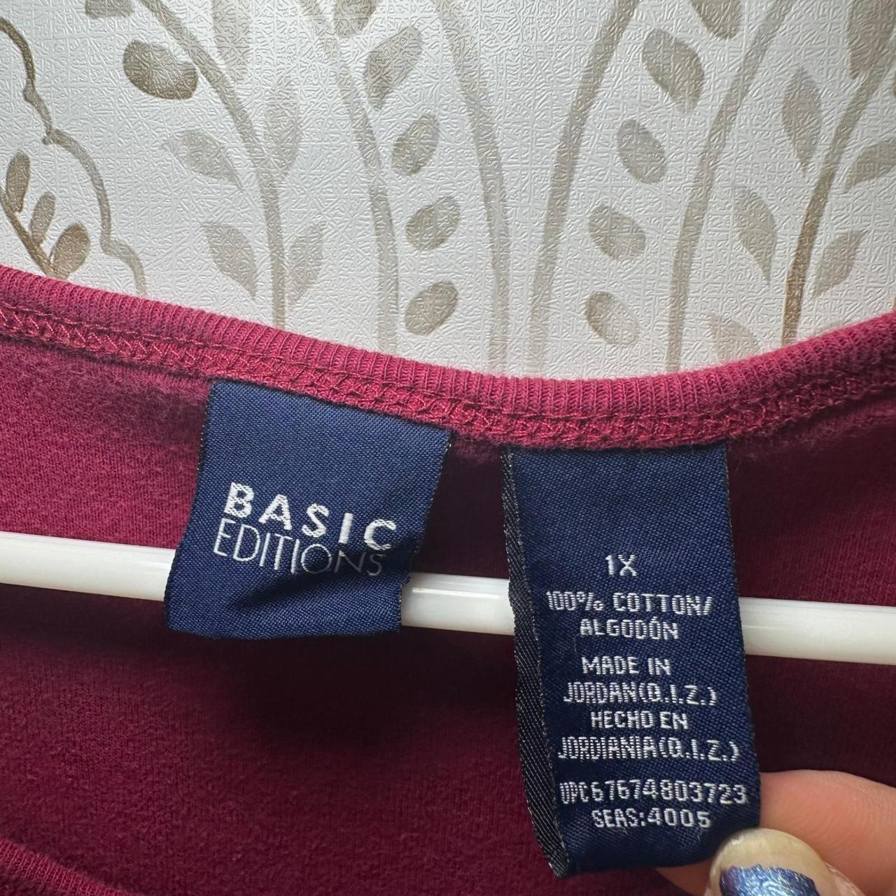 Basic Editions Women's T-shirt - Red – BASIC EDIT… - image 3