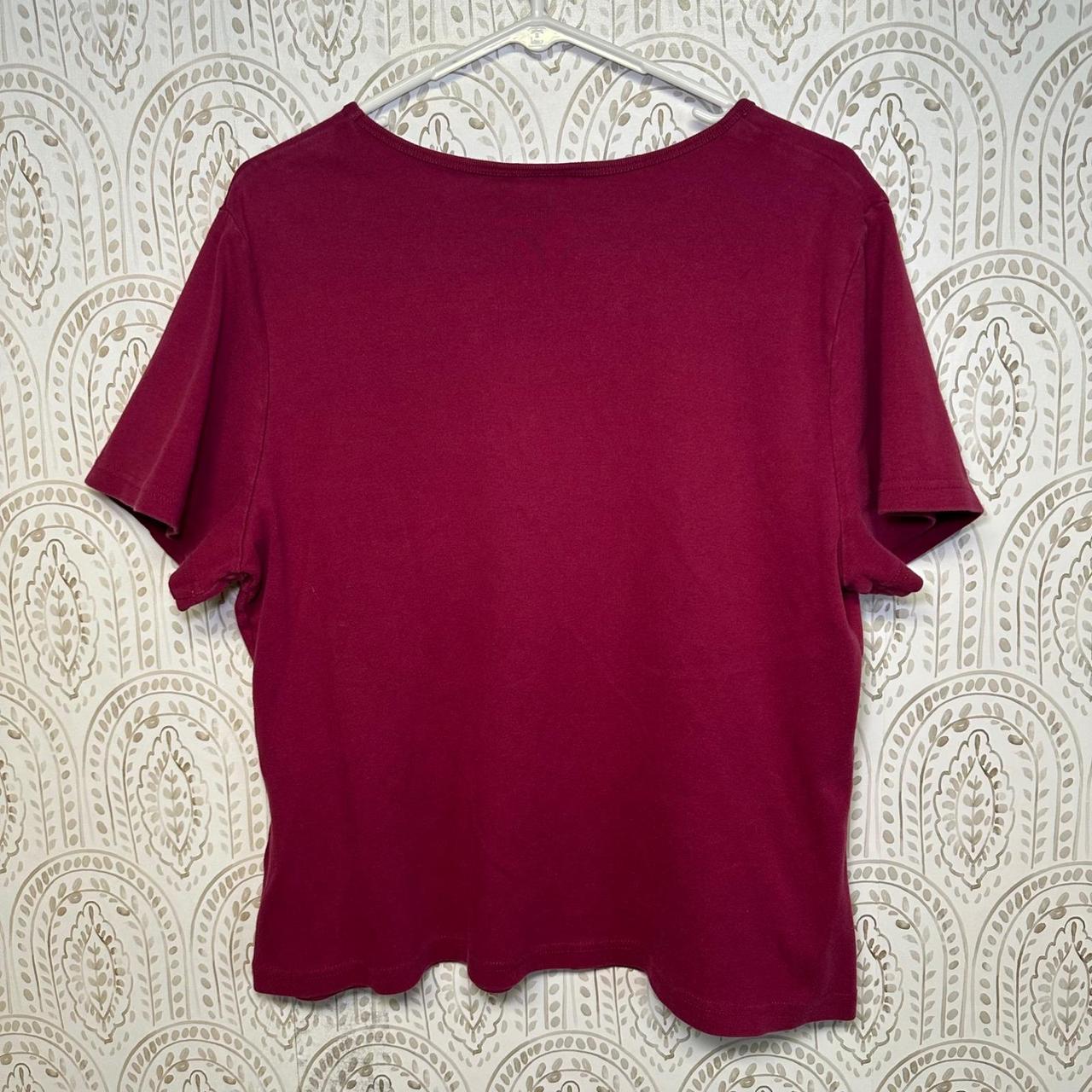 Basic Editions Women's T-shirt - Red – BASIC EDIT… - image 2