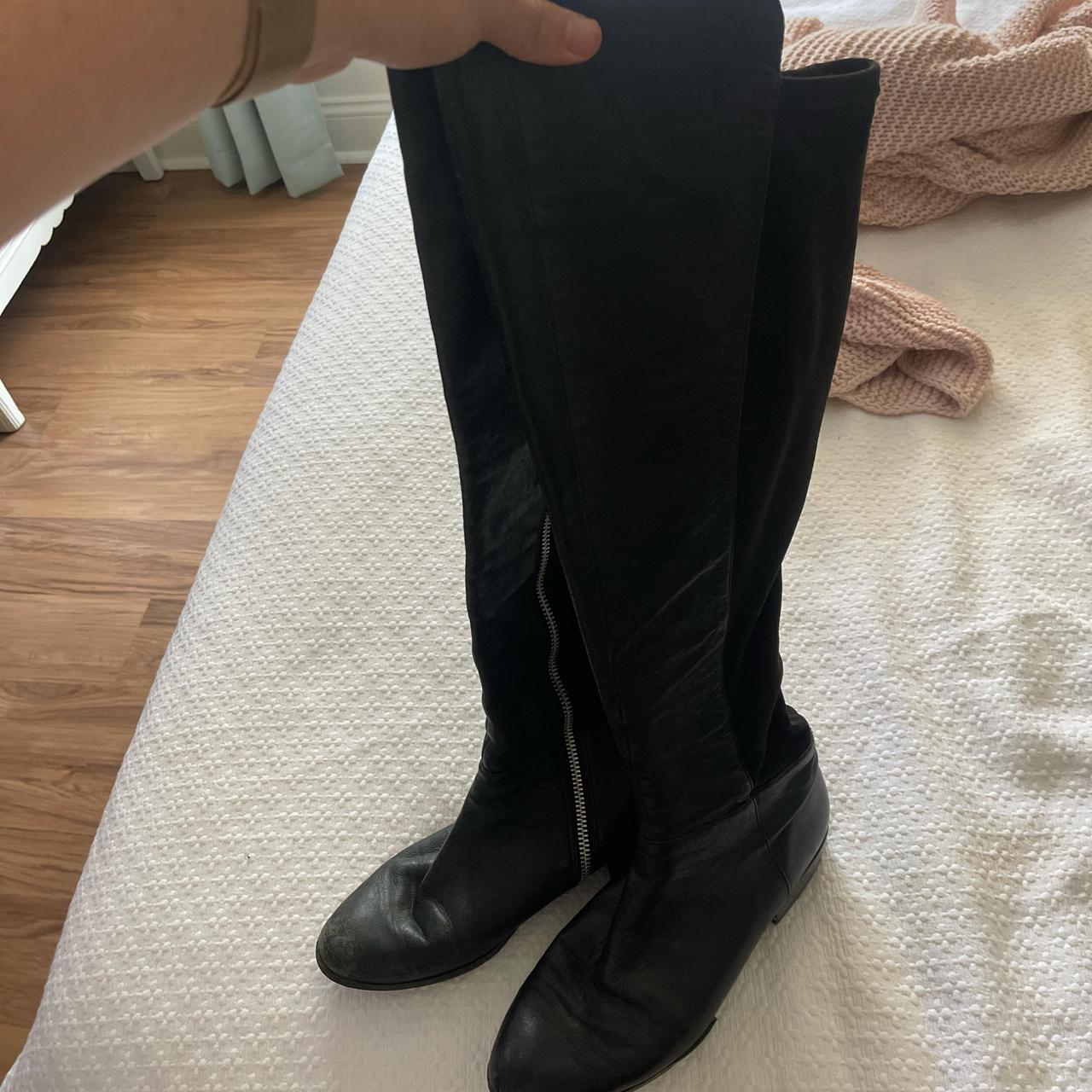 Michael kors bromley leather boots best sale