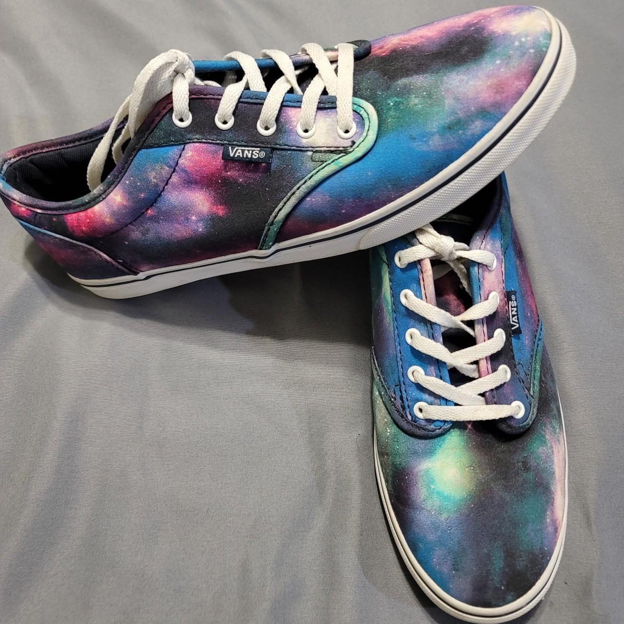 Vans Off the Wall Cosmic Galaxy Low Tops. Hardly