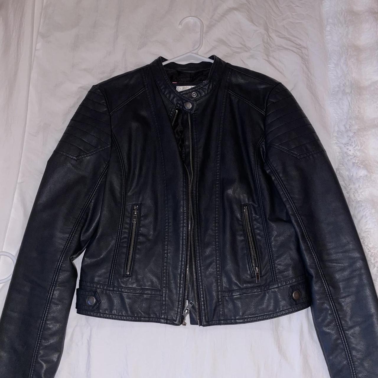 Depop Xhilaration Moto Jacket Xhilaration Faux Leather Jacket