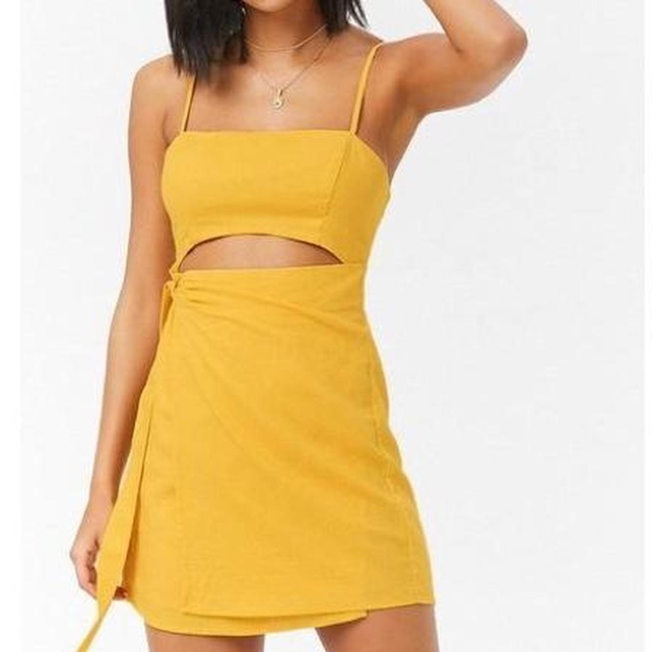 Yellow dress hot sale forever 21