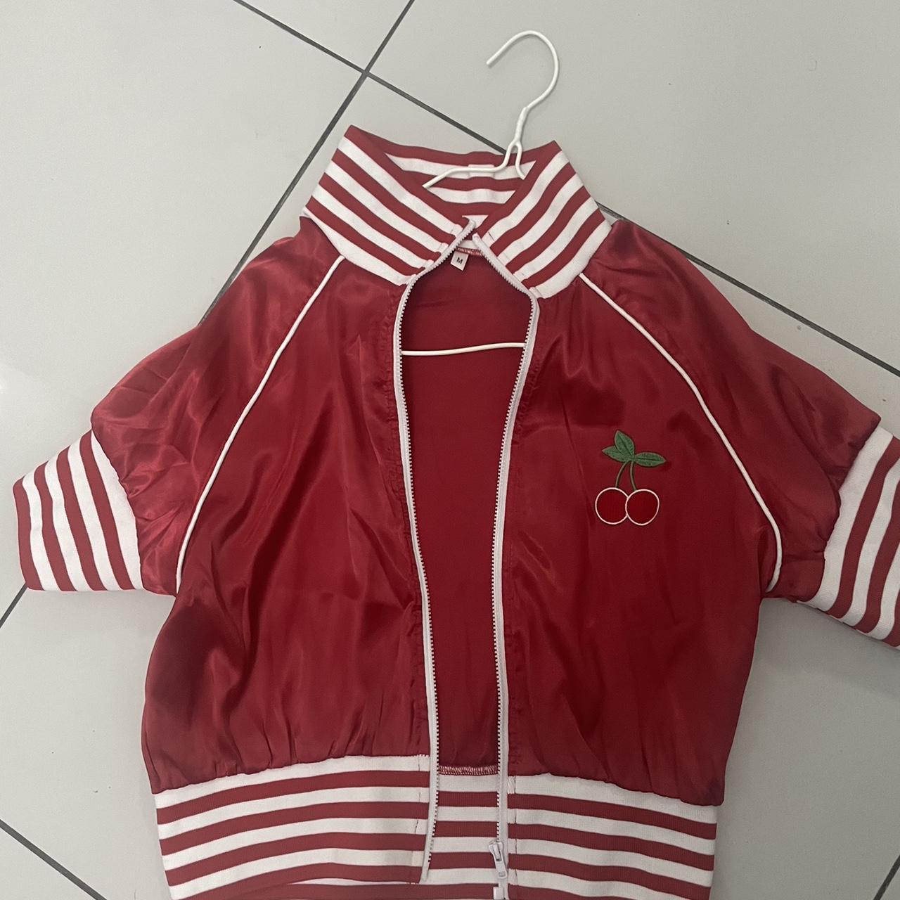 2 piece cherry tracksuit * brand new* Shorts and... Depop