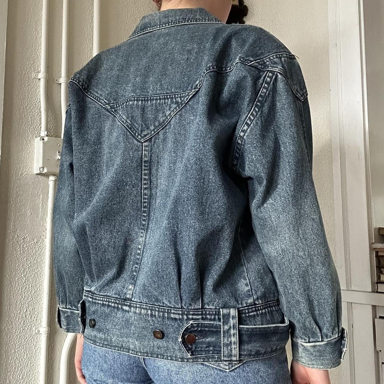 American Vintage Women's Navy and Blue Jacket (3)