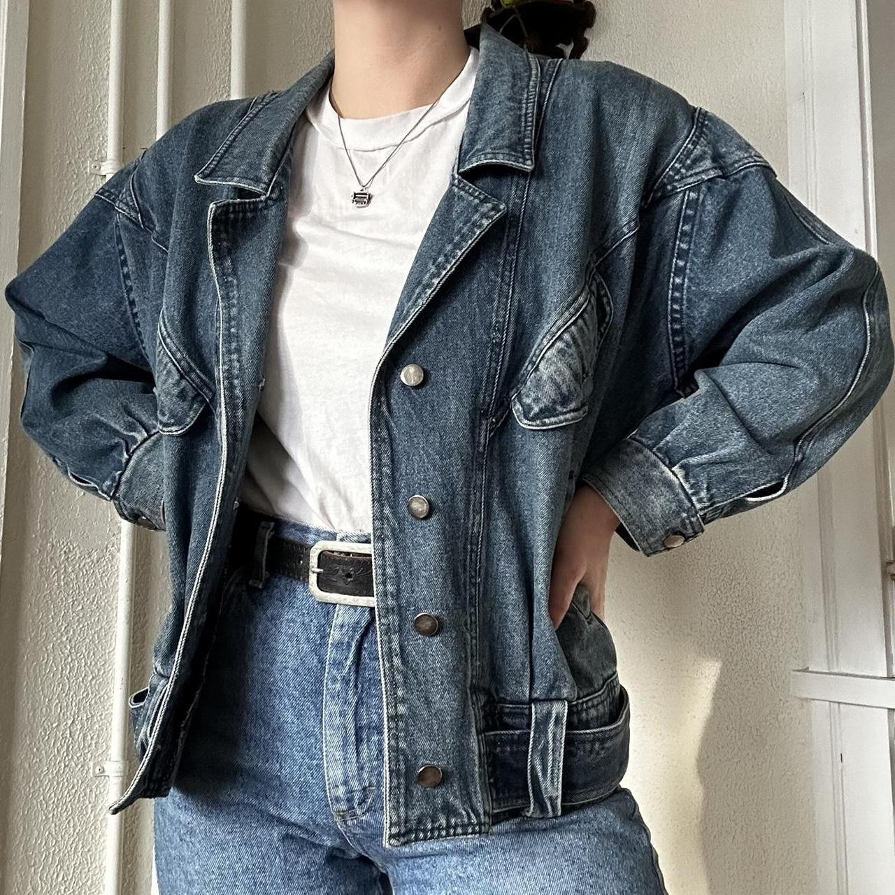 American Vintage Women's Navy and Blue Jacket