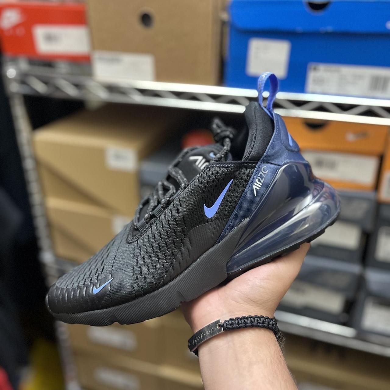 Air max 270 Black and Blue Trainers Brand new. Depop