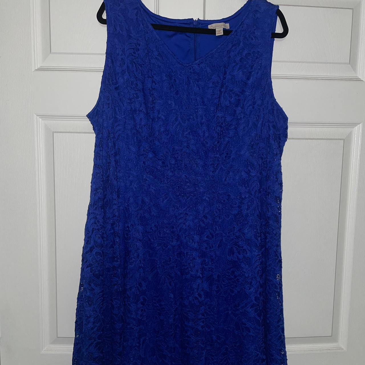 Dress barn royal blue dress sales