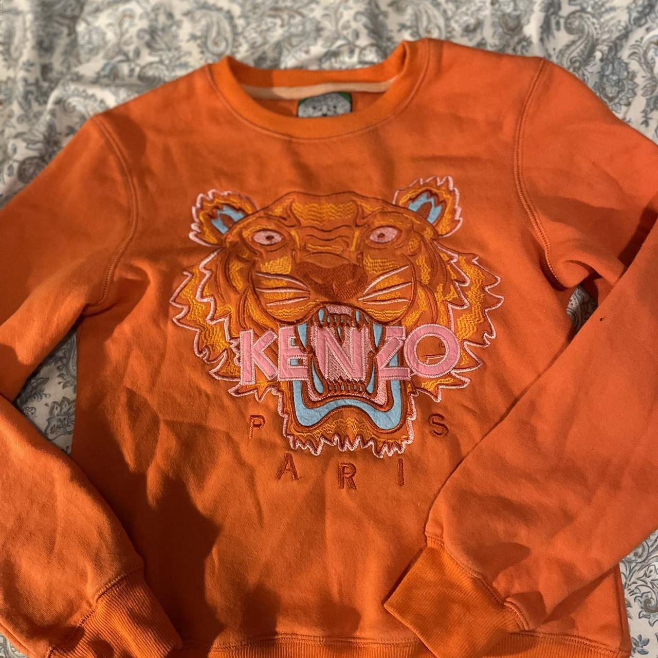 Orange kenzo sweater online