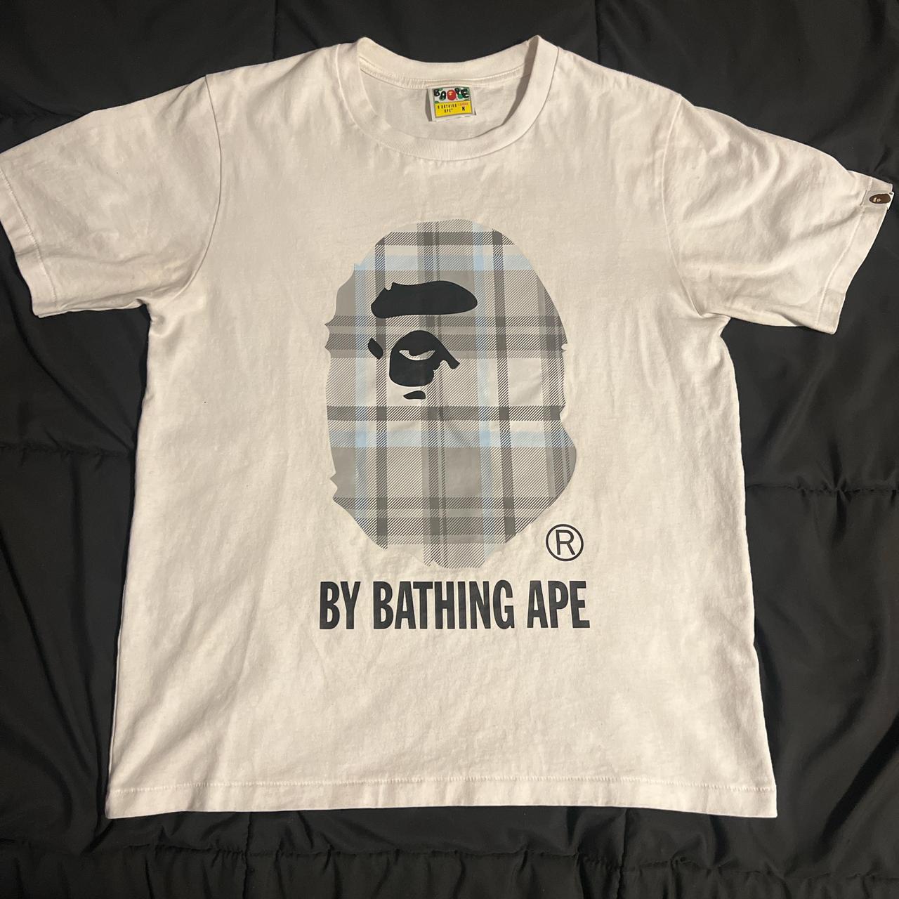 Bathing ape shirt only worn 1 time looking to sell (... - Depop