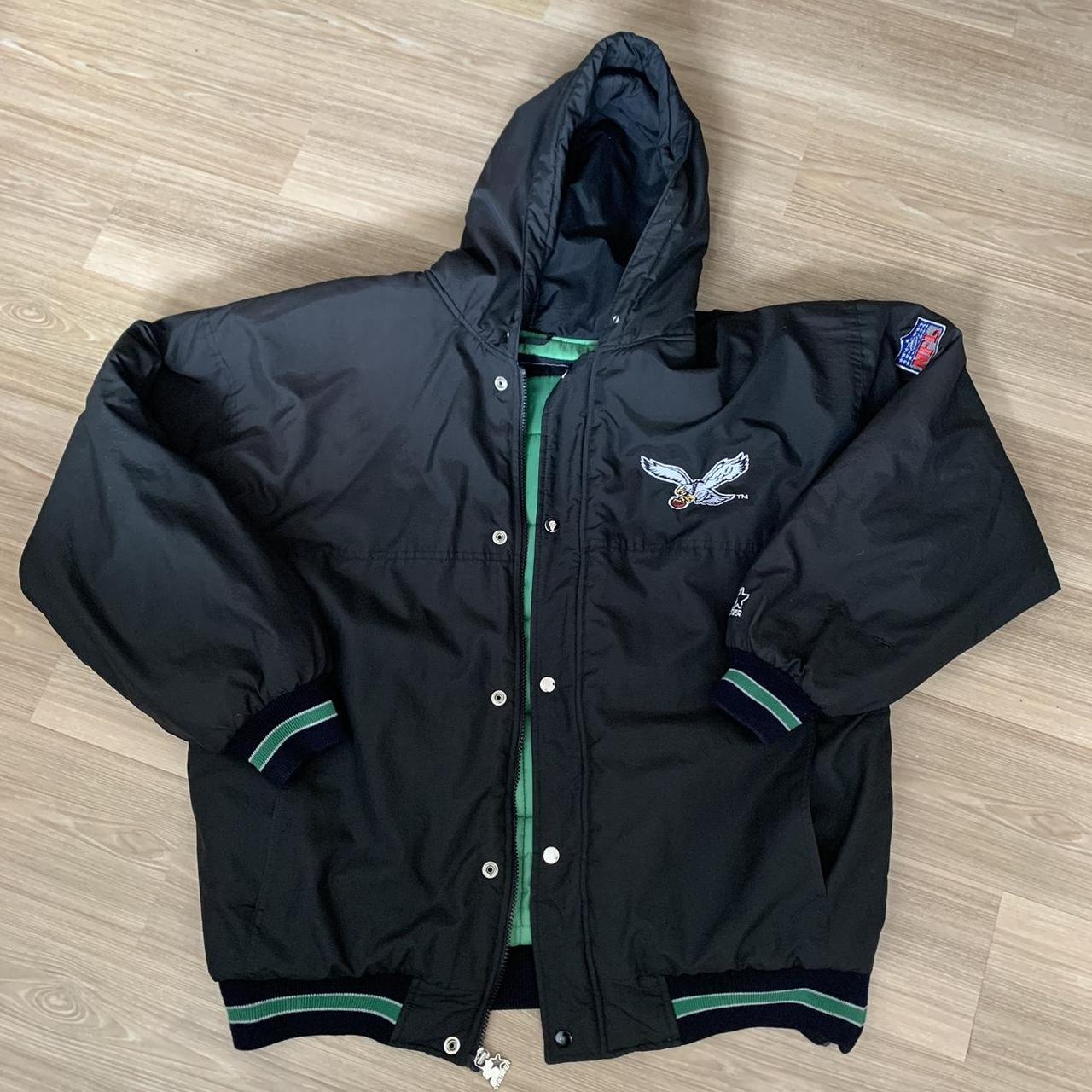 STARTER, Jackets & Coats, Vintage Philadelphia Eagles Satin Jacket