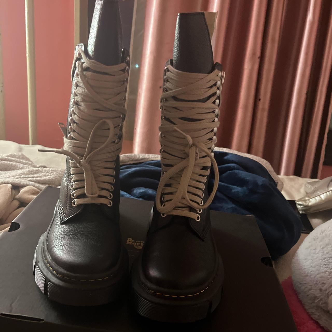 1918 RICK OWENS DR MARTENS , DMXL TALL LEATHER LACE | Depop 1918 RICK OWENS DR MARTENS , DMXL TALL LEATHER LACE | Depop