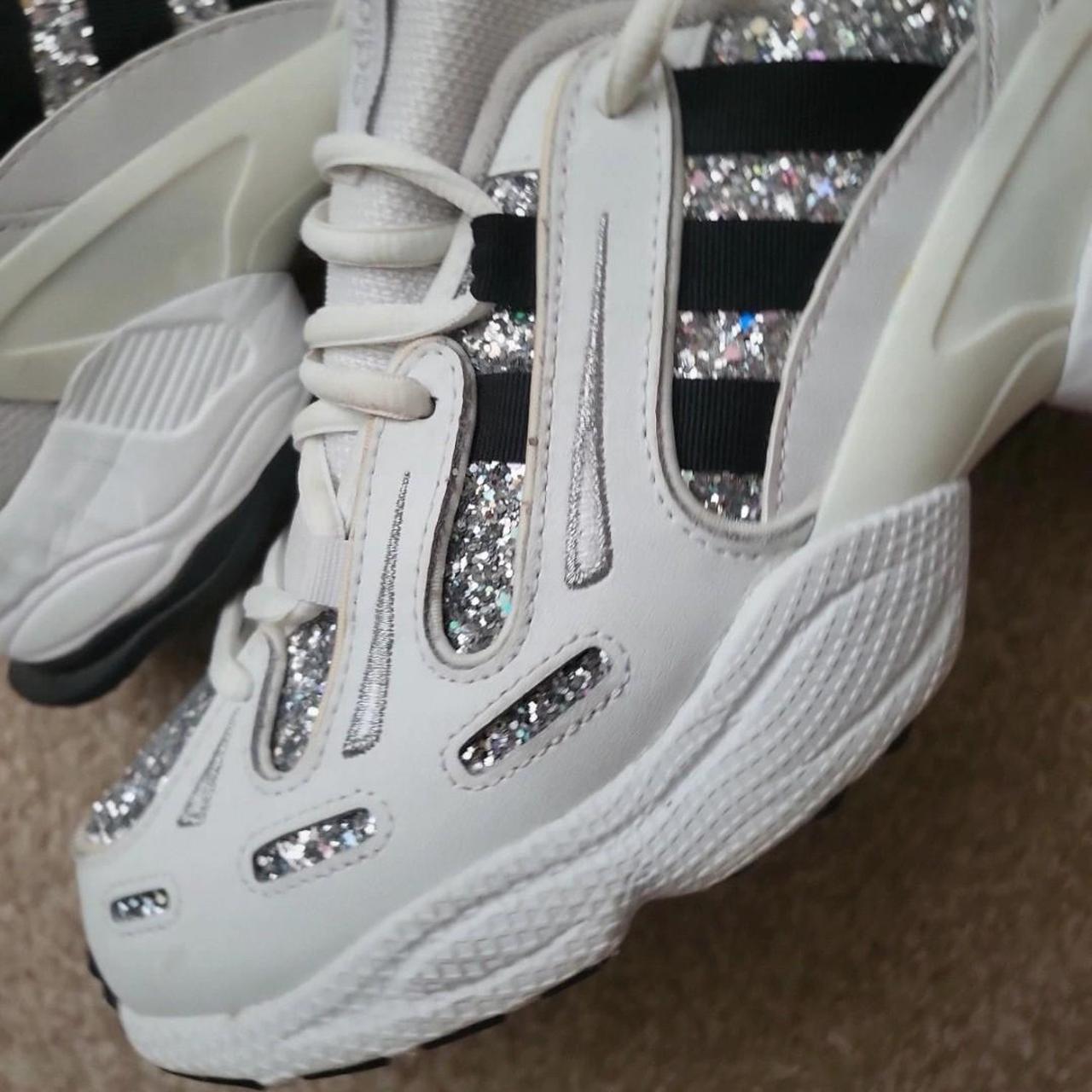 adidas originals eqt gazelle sneakers in triple white