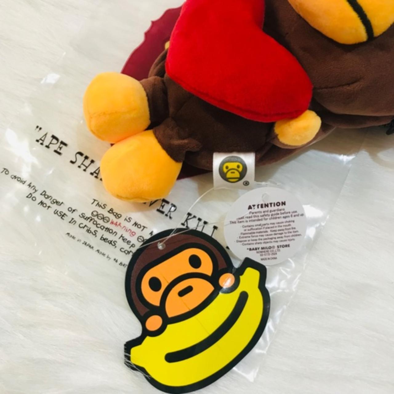 【A BATHING APE】BAPE Baby Milo Plush Mobile Bag Red BABY MILO® STORE by *A BATHING APE® Red Packet is now