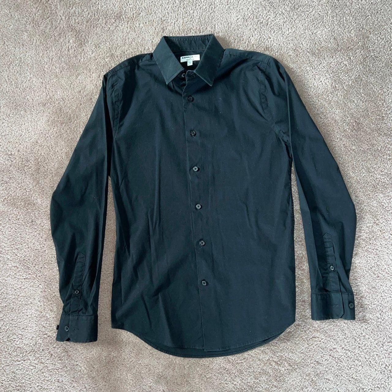 Express Men's 1MX Extra Slim Fit Dress Shirt Size... - Depop