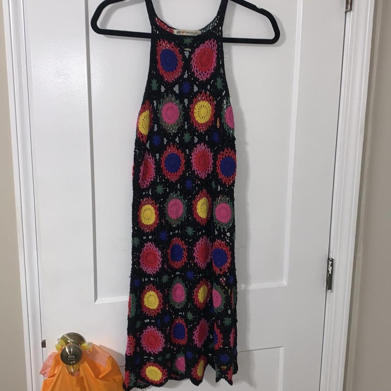 H M Coachella Collection crochet dress size S. Depop