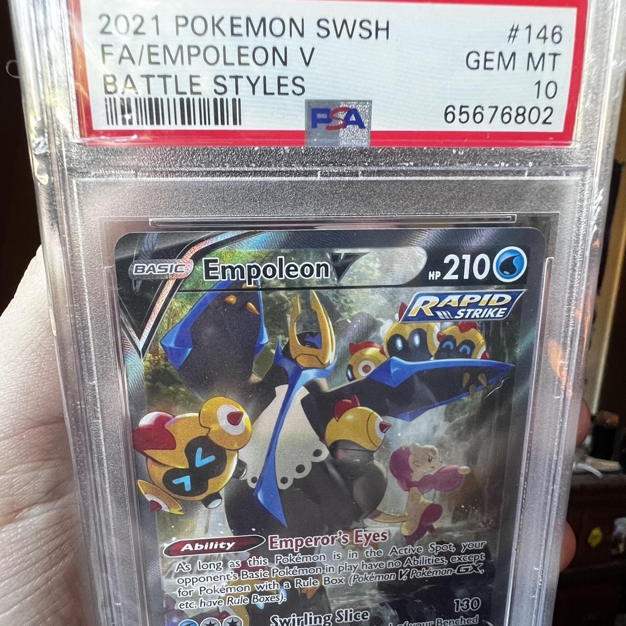 PSA 10 Empoleon V Alt Art selling Battle Styles