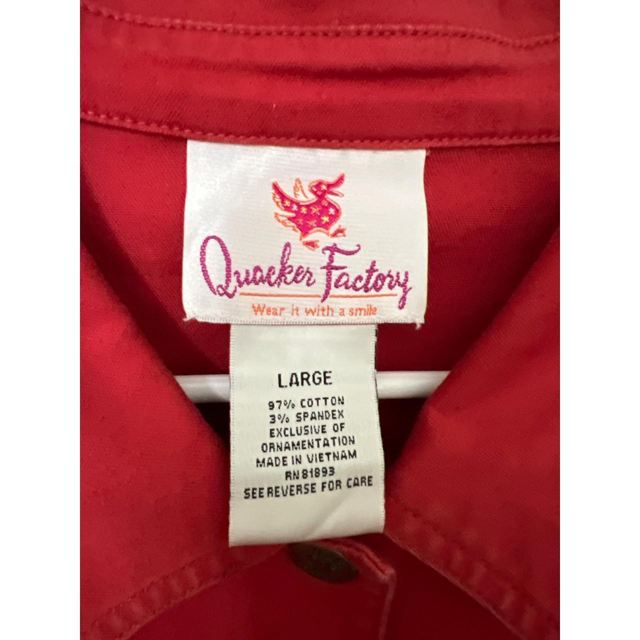 Quacker Factory Women's Jacket - Red - L – Quacke… - image 2
