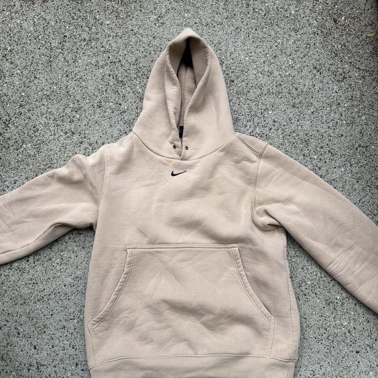 nike beige hoodie mens